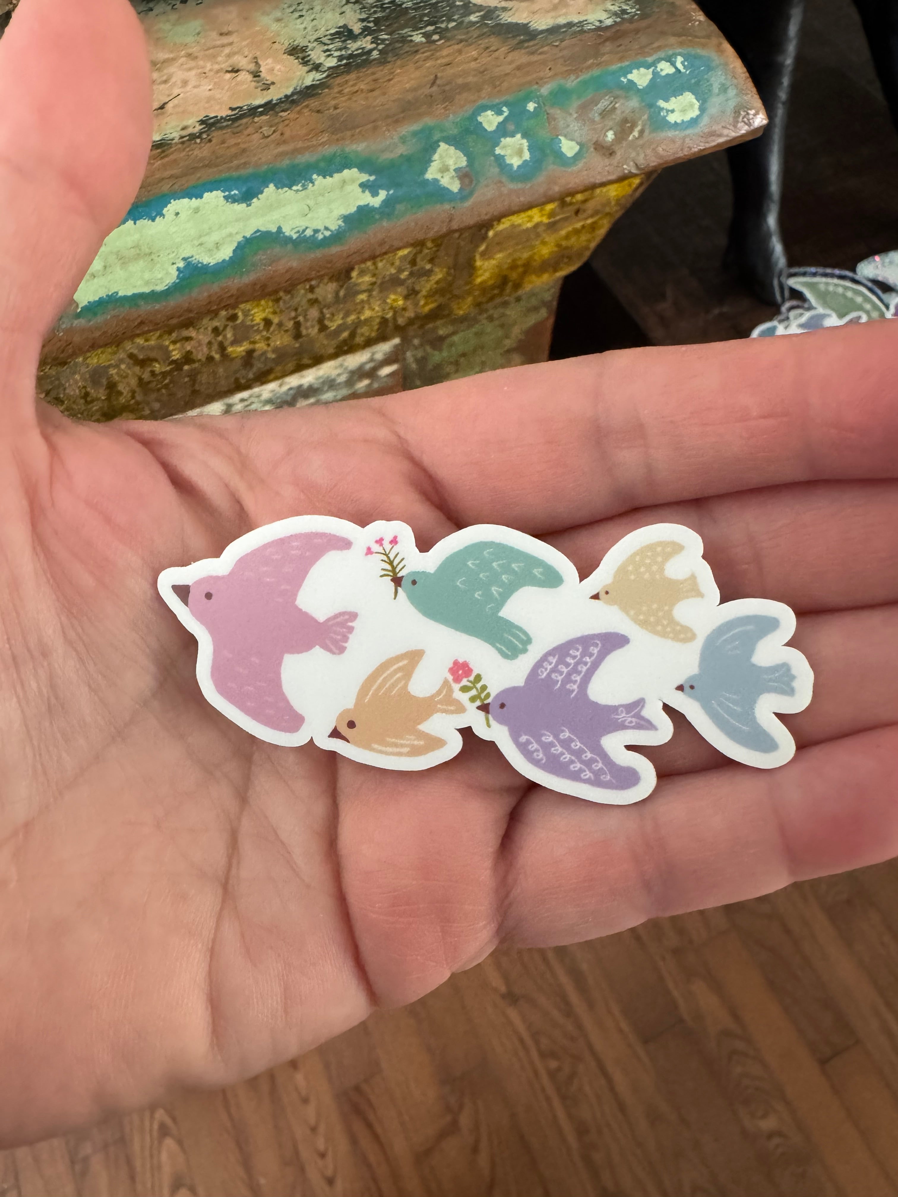 Hello Lovely Little Lovely Sticker – Spring Birds - Blesket Canada