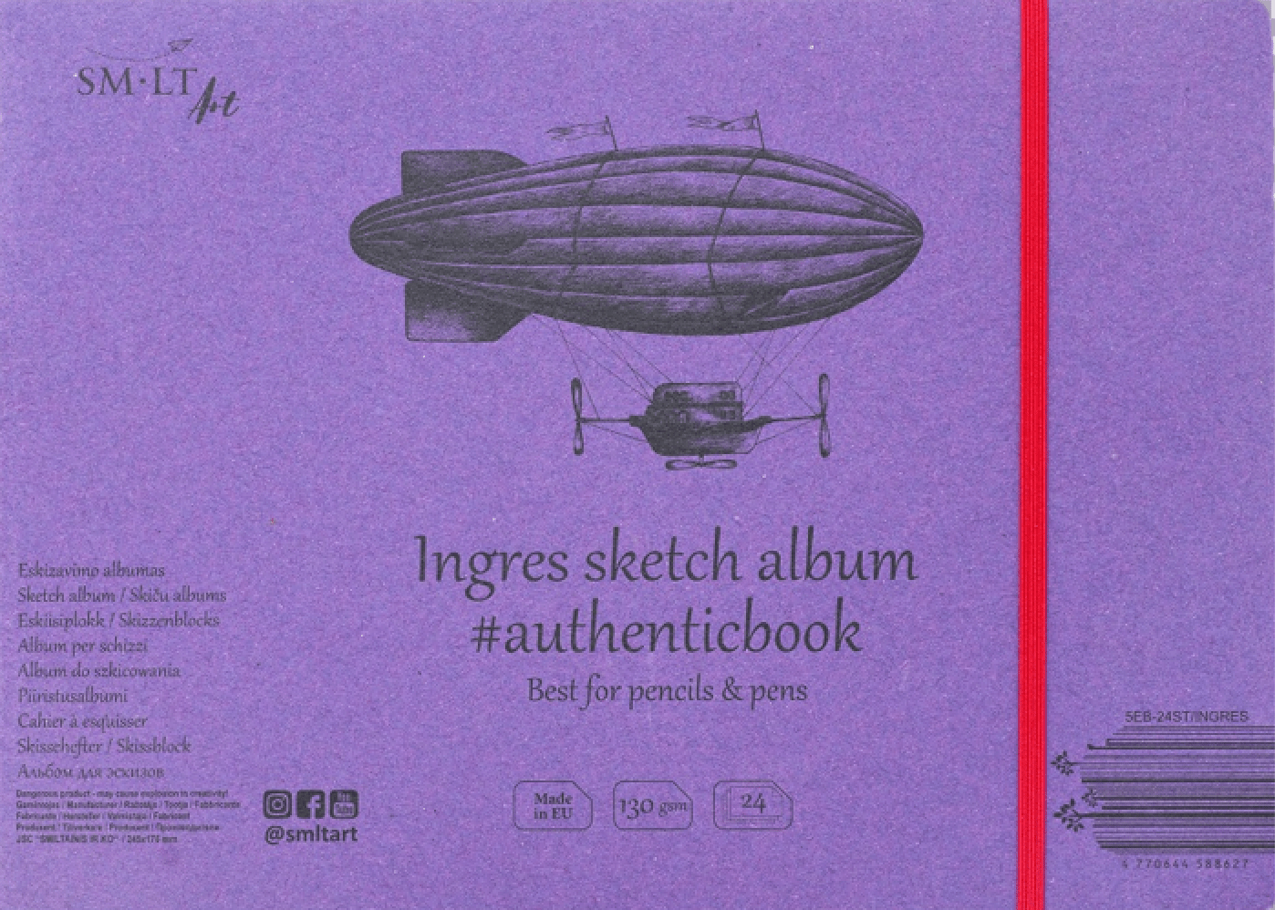 SM-LT Stitched Sketch Album Ingres - Blesket Canada