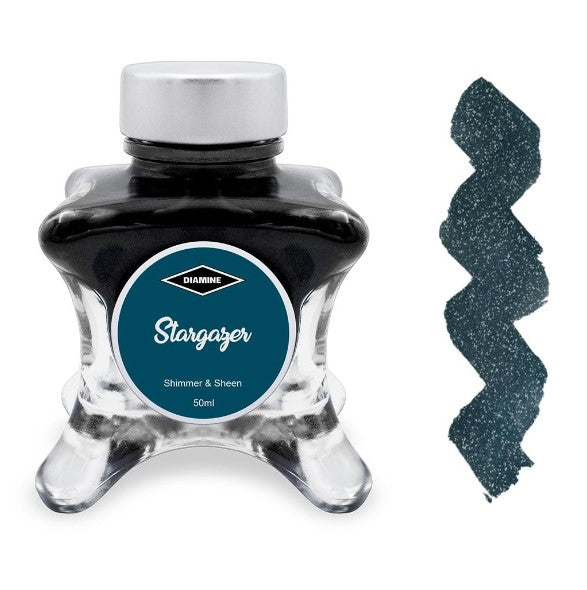 Diamine Inks 50ml Inkvent (Red Edition) Ink Bottle - Stargazer