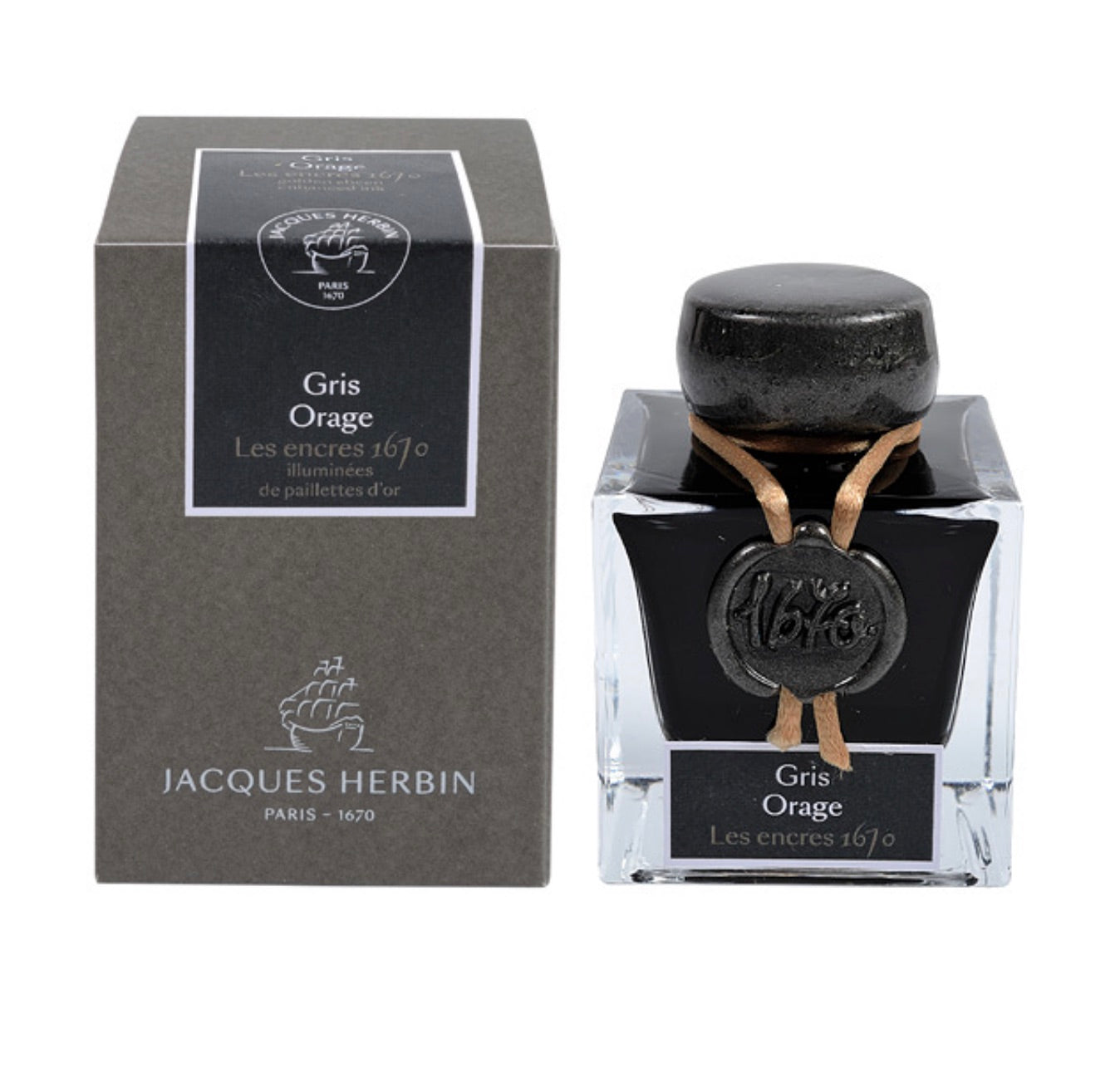 Jacques Herbin 1670 Anniversary 50 ml Stormy Grey(Gris Orage) - Blesket Canada