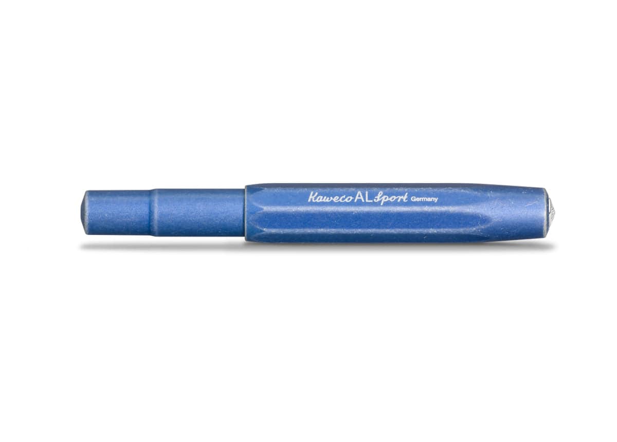 Kaweco AL Sport Stonewashed Fountain Pen - Blue - Blesket Canada