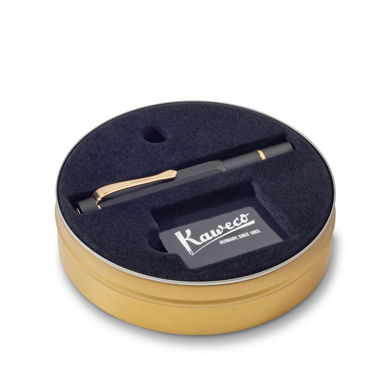 Kaweco Sport Piston AL Solo Black Fountain Pen - Blesket Canada