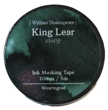 Wearingeul Ink Masking Tape - World Literature Series Part 2 - King Lear - Blesket Canada