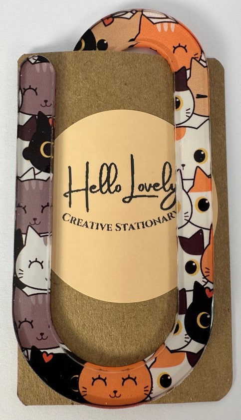 Hello Lovely Creative Stationery Bookmark Clip - Blesket Canada