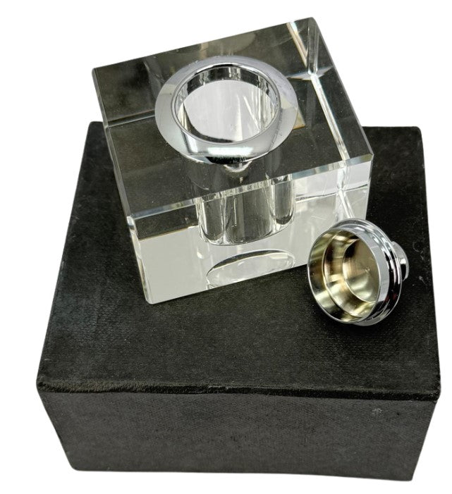 Laban Crystal Inkwell - 15ml Square Bottle - Blesket Canada