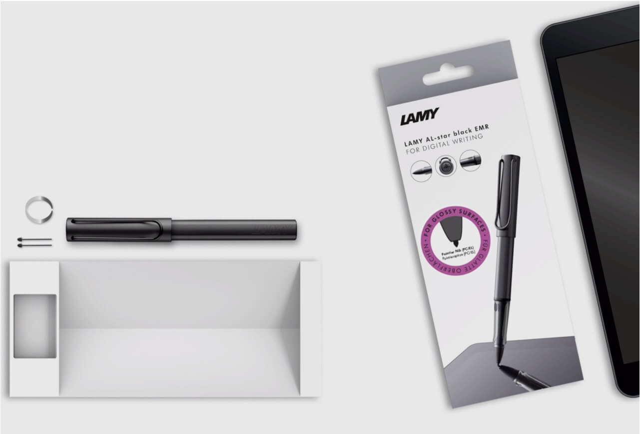 LAMY AL-star black EMR Digital for smooth surfaces - Blesket Canada