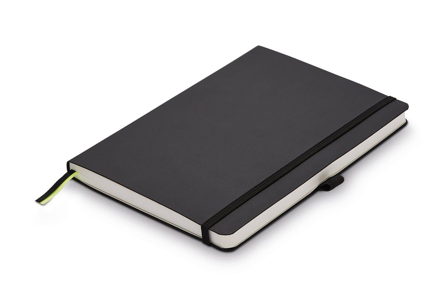 Lamy A5 Paper Notebook Softcover Ruled - Black - Blesket Canada