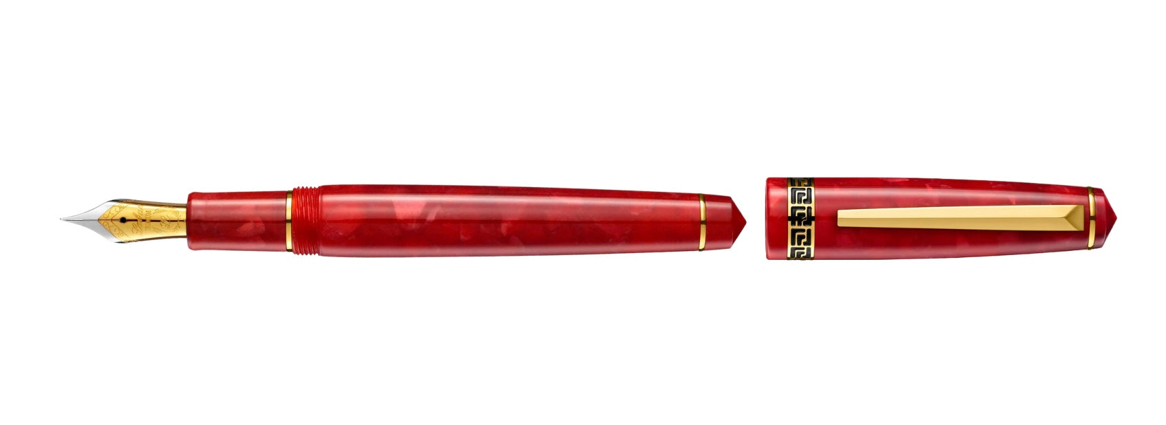 Laban Passion Red Rosa Fountain Pen - Blesket Canada
