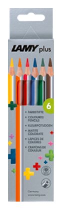 Lamy Plus Coloured Pencil Set - 6 Colours - Blesket Canada