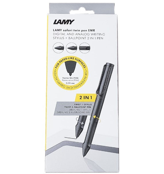 LAMY EMR Digital Safari Twin pen all black - for Paper-Like Surfaces - Blesket Canada