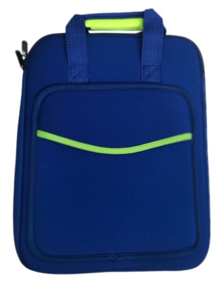 Laptop Sleeve Blue and Neon Yellow - Blesket Canada