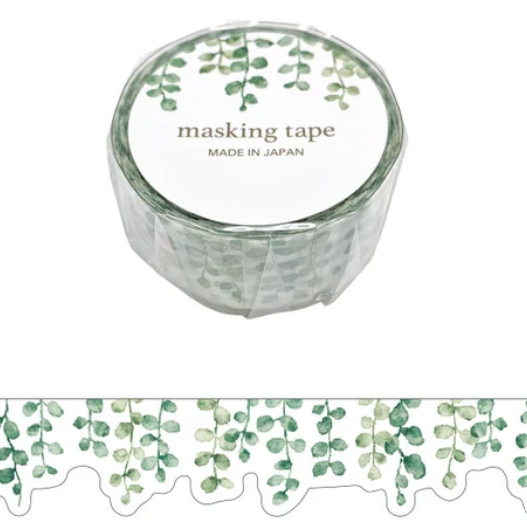 Mind Wave Palette Masking Tape - Leaves - Blesket Canada