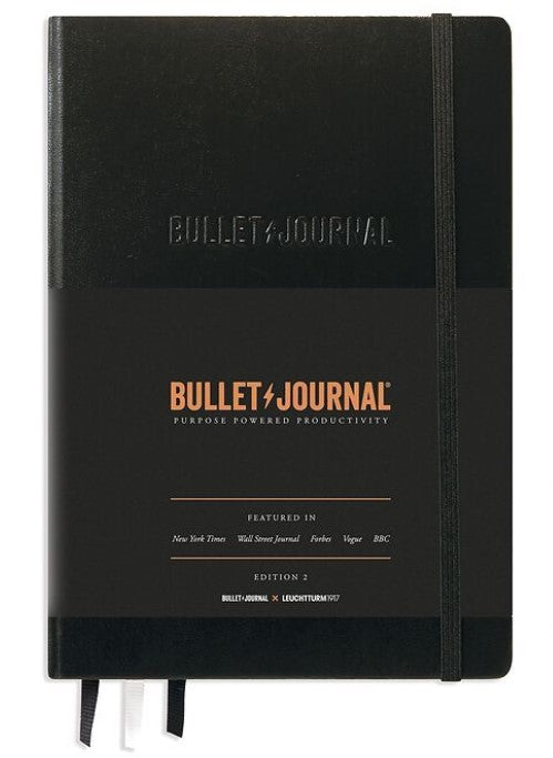 LEUCHTTURM1917 A5 Bullet Journal - Edition 2 - Black - Blesket Canada