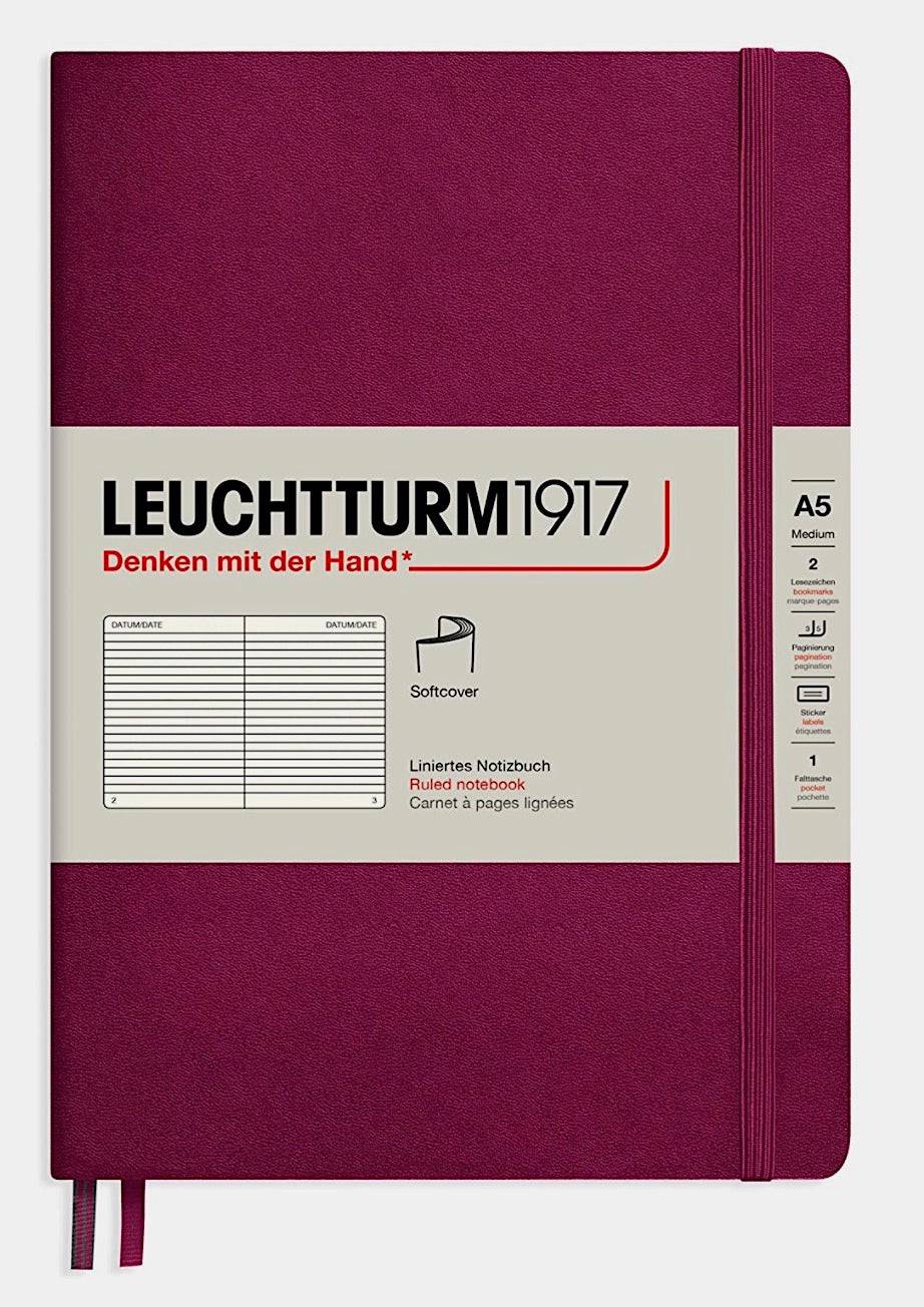 Leuchtturm1917 Softcover Ruled Notebook A5 - Blesket Canada