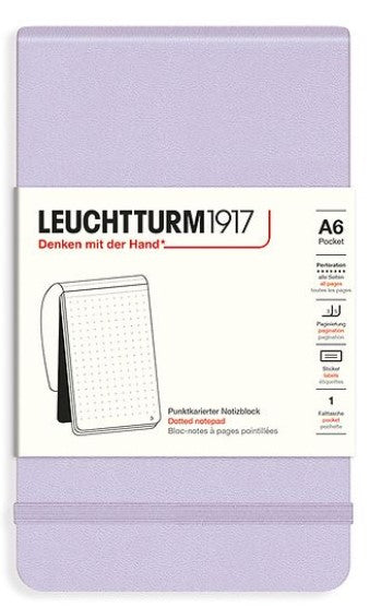 LEUCHTTURM1917 Reporter Notepad A6 Dotted - Lilac - Blesket Canada