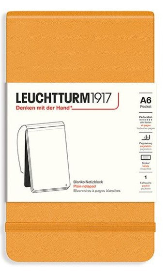 LEUCHTTURM1917 Reporter Notepad A6 Blank/plain - Rising Sun - Blesket Canada