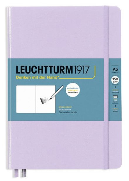 LEUCHTTURM1917 Hardcover Sketchbook A5 Plain - Lilac - Blesket Canada