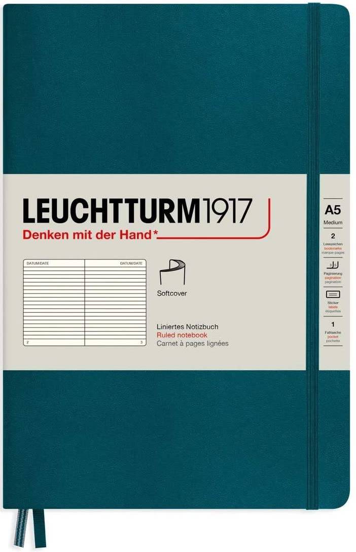 Leuchtturm1917 Softcover Ruled Notebook A5 - Blesket Canada