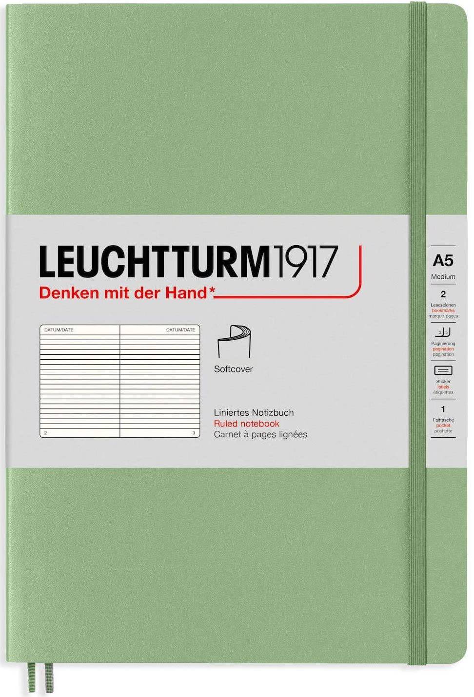 Leuchtturm1917 Softcover Ruled Notebook A5 - Blesket Canada