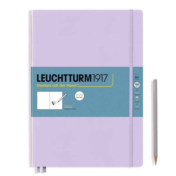 LEUCHTTURM1917 Hardcover Sketchbook Master (A4+) Plain - Lilac - Blesket Canada