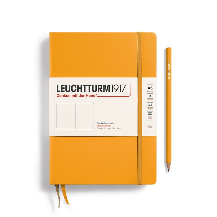 LEUCHTTURM1917 Hardcover Notebook Plain 120G A5 - Rising Sun - Blesket Canada