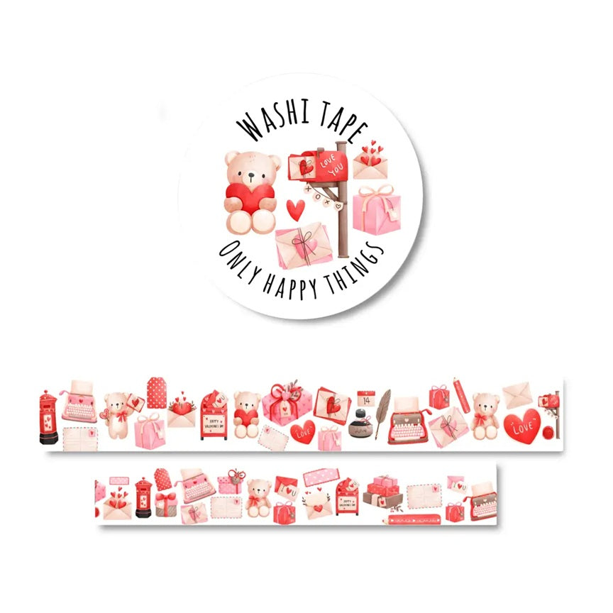 Only Happy Things Stationery Washi Tape - Love Mail - Blesket Canada