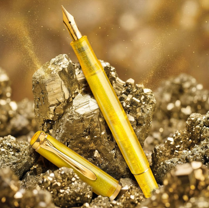 Pelikan M200 Special Edition 2026 Pyrite Fountain Pen - Blesket Canada