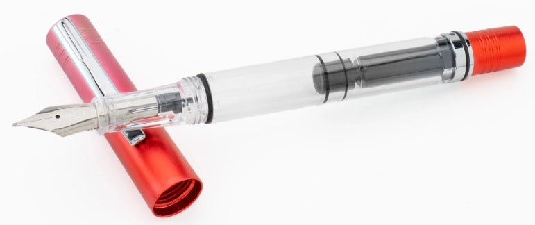 Monteverde MP1 Duo Tone Piston Strawberry Dream Limited Edition Fountain Pen + 15ml Ink Bottle Set - Blesket Canada