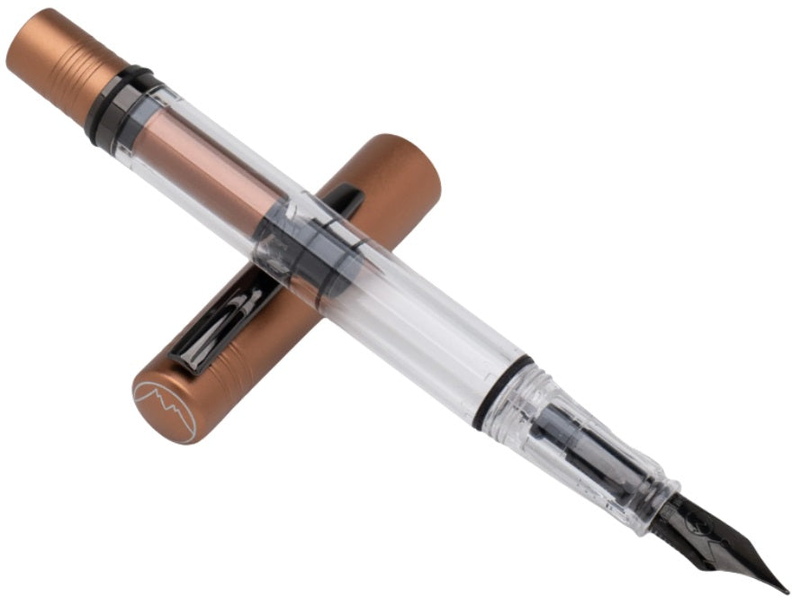 Monteverde USA MP1 Piston Mocha Mousse Fountain Pen + 15 ml Ink Bottle Set - Blesket Canada