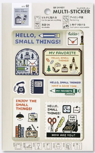 SANBY Eric Stickers – Multi-Use Stickers - MY DESK - Blesket Canada