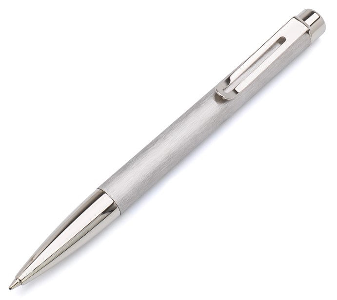 Monteverde USA Ritma Ballpoint Pen – Brushed Stainless Steel - Blesket Canada