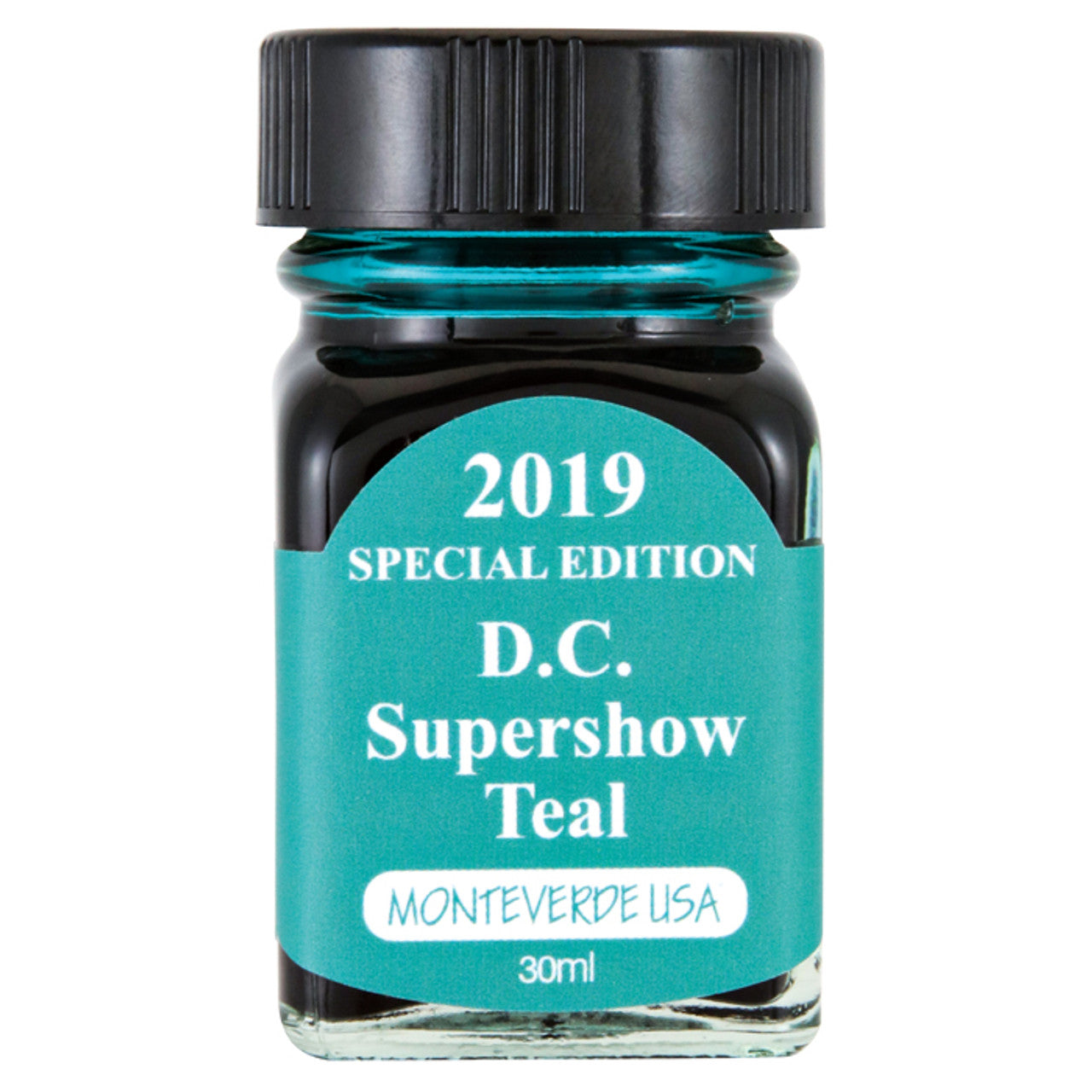 Monteverde Ink Bottle 30ml Special Edition 2019 - DC Supershow Teal - Blesket Canada