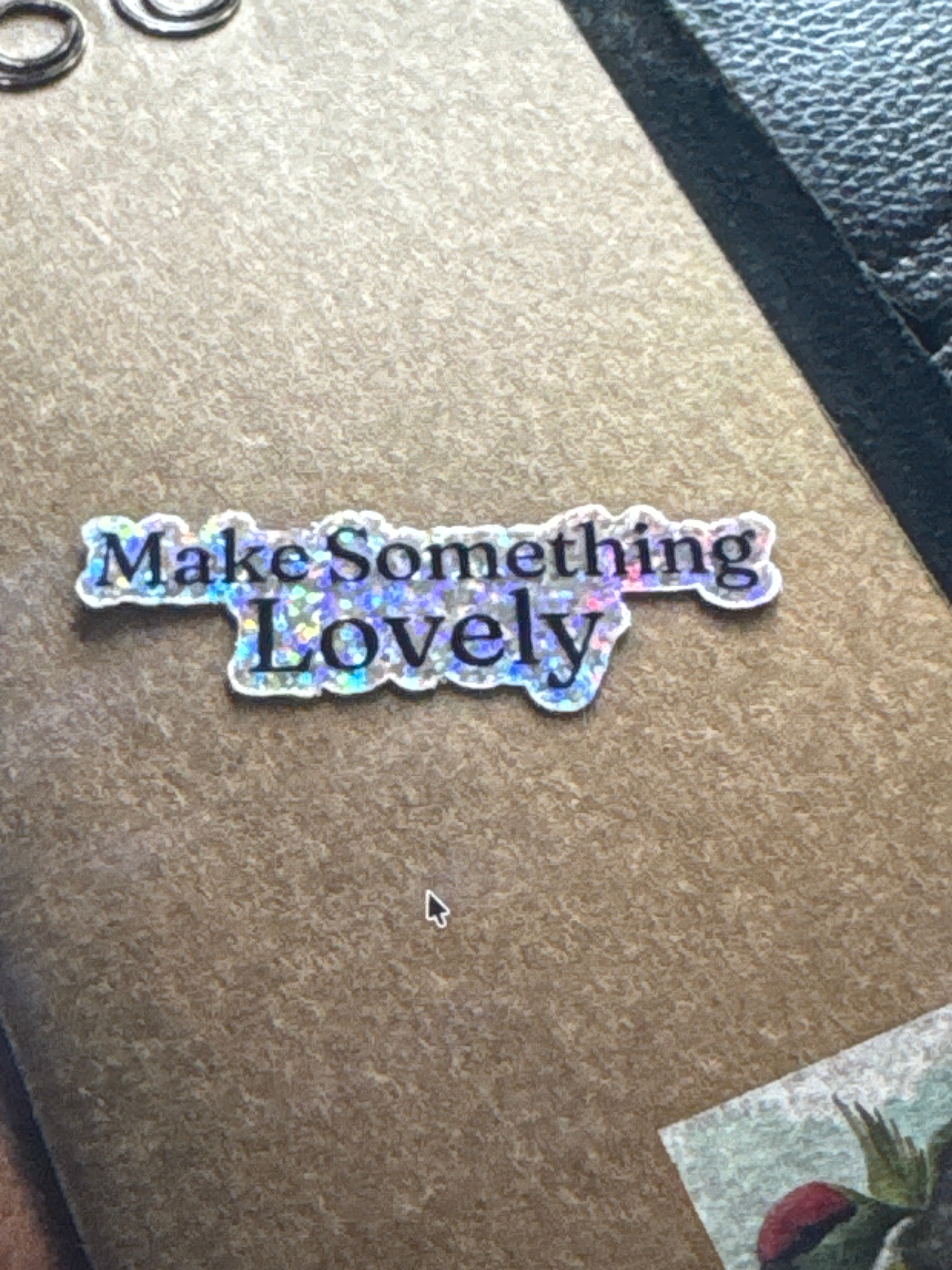 Hello Lovely Little Lovely Glitter Sticker – Make Something Lovely - Blesket Canada