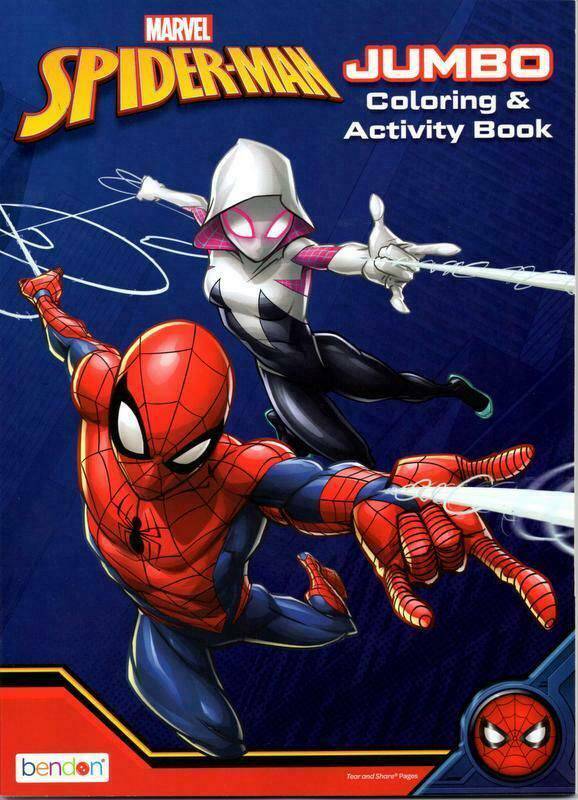 Marvel Spiderman Jumbo Coloring & Activity Book | Blesket Canada