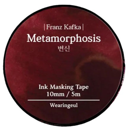 Wearingeul Ink Masking Tape - World Literature Series Part 2 - Metamorphosis - Blesket Canada