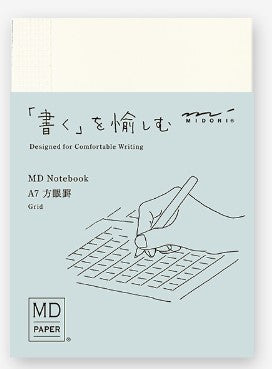 Midori MD Notebook - A7 Grid - Blesket Canada