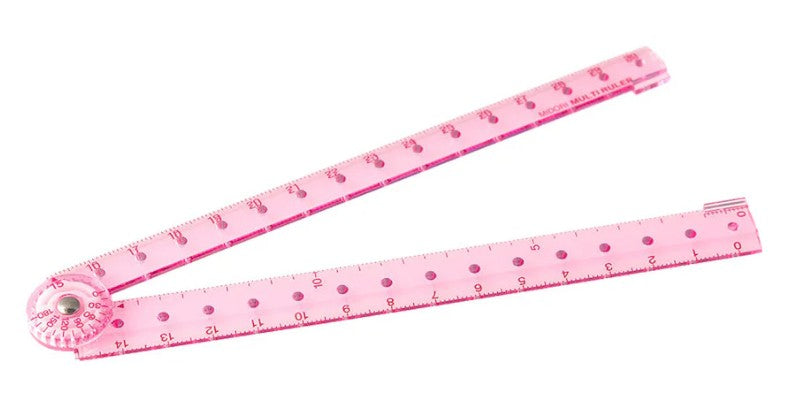 Midori Multi Ruler 30cm - Pink