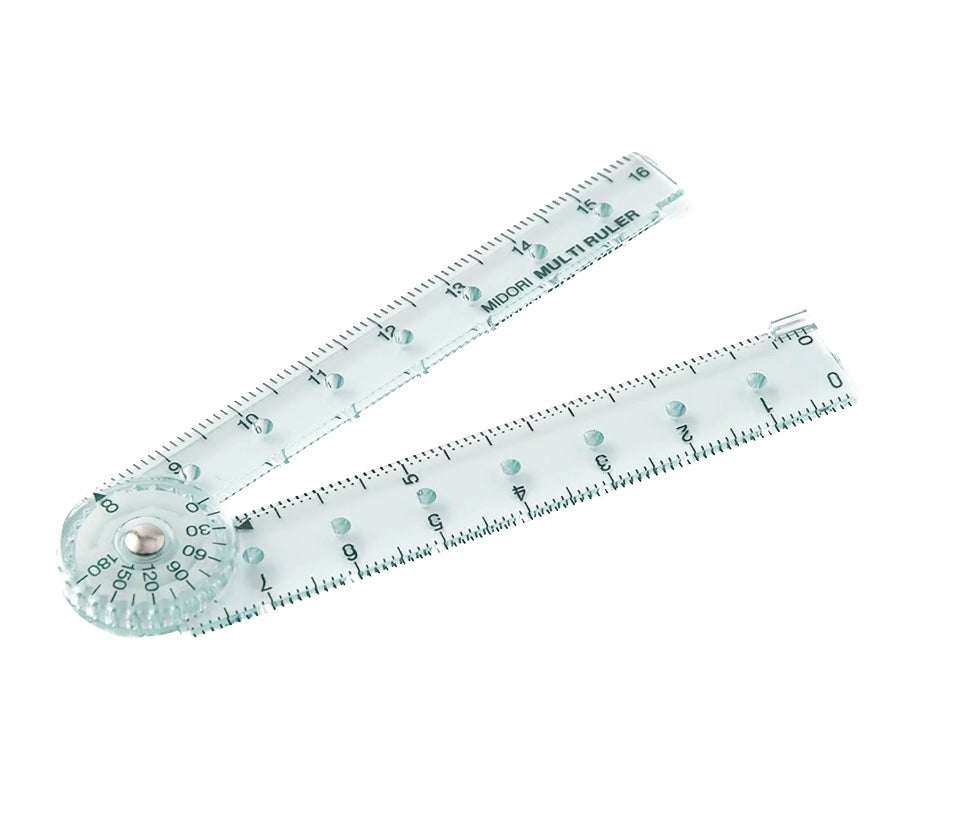 Midori Multi Ruler 16cm - Blue A