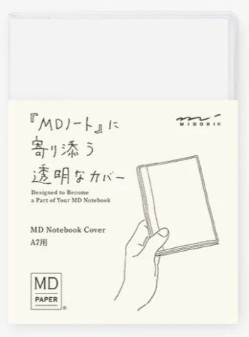 Midori MD Clear Notebook Cover - A7 - Blesket Canada