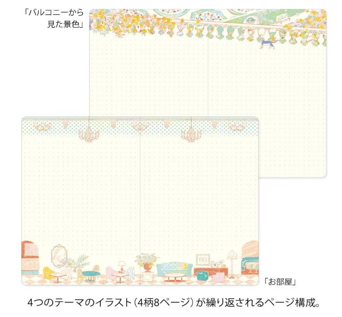 Midori Yuru Log Notebook B6 - Travel & Hotel - Blesket Canada