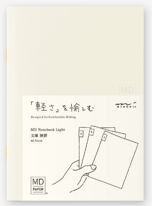 Midori MD Notebook Light - A6 Blank - Blesket Canada