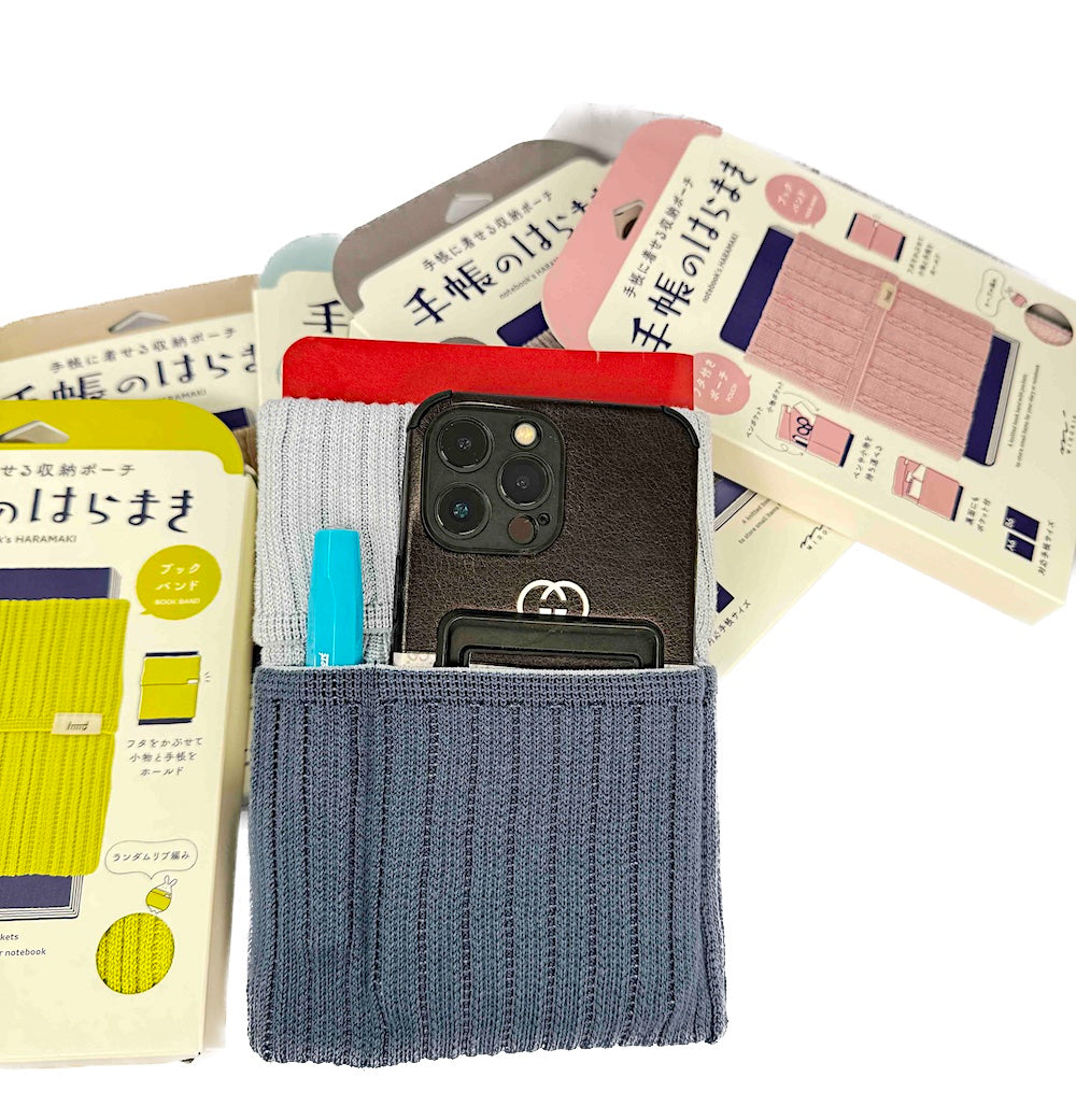 Midori Notebook’s HARAMAKI A6–B6 – Ice Blue - Blesket Canada