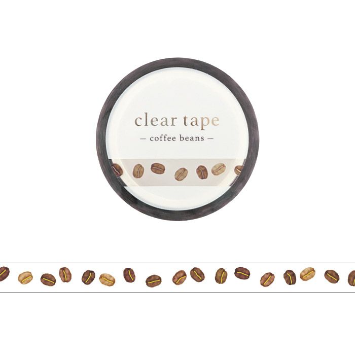 Mind Wave Washi Tape - Coffee Beans - Blesket Canada