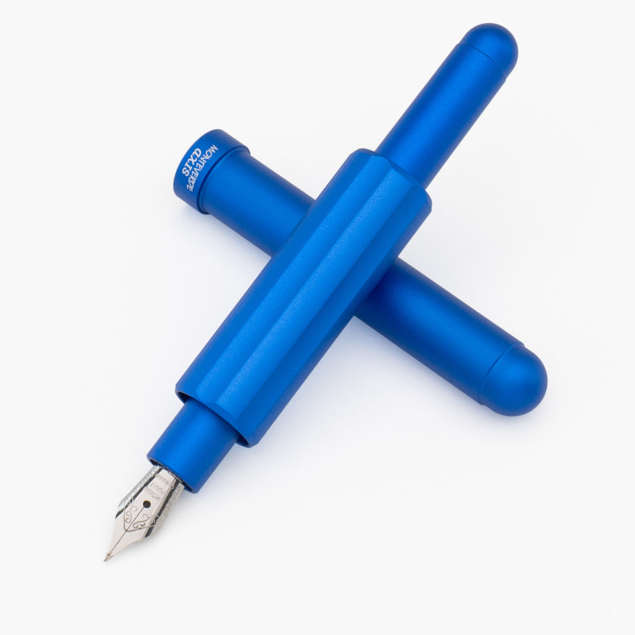 Monteverde USA Axis Matte Blue Fountain Pen - Blesket Canada