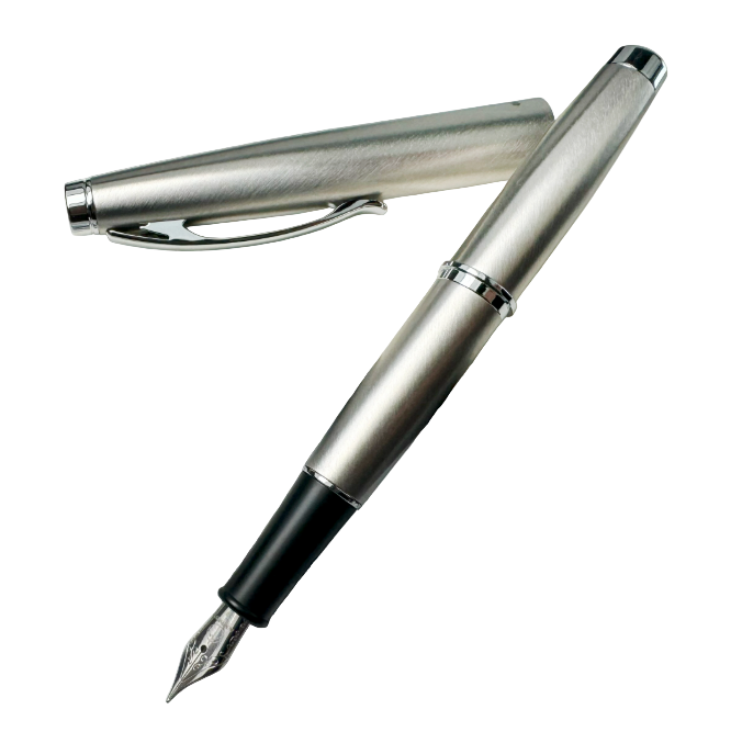 Monteverde USA® Dakota Fountain Pen Stainless Steel - Blesket Canada