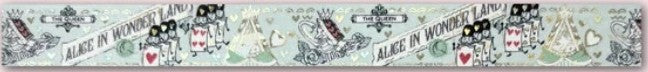 Kirapika Mysterious Alice Masking Tape - Queen of Hearts - Blesket Canada