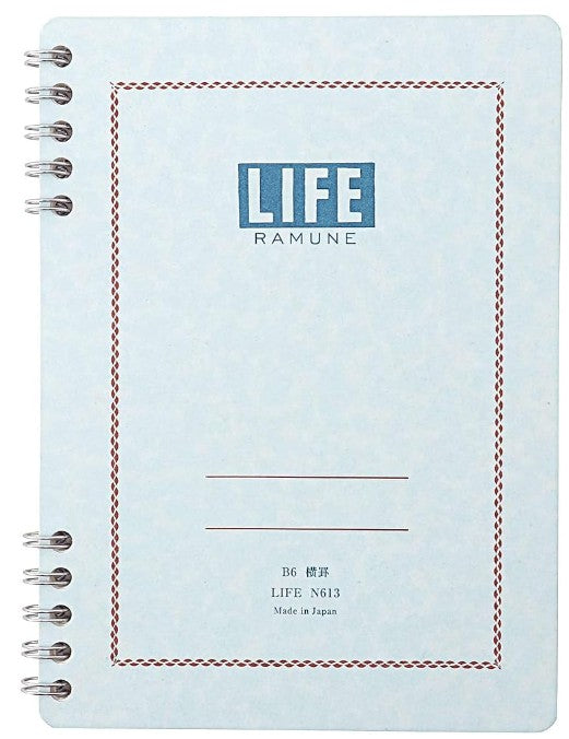Life Ramune Ring-Bound Notebook B6 Lined - Blesket Canada