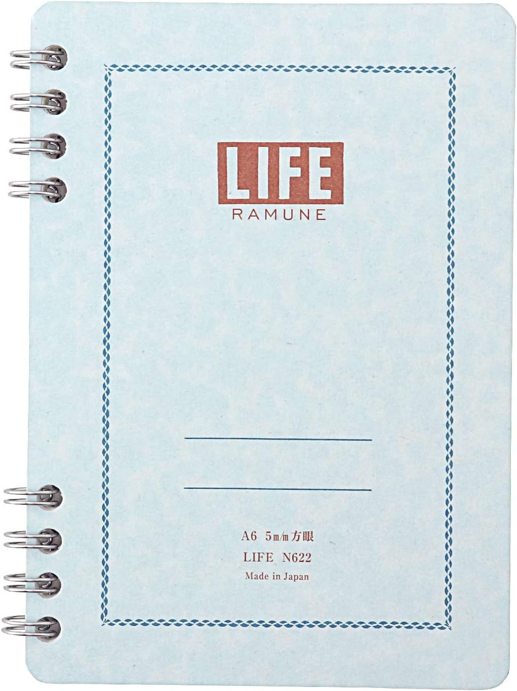 Life Ramune Ring-Bound Notebook A6 Grid - Blesket Canada