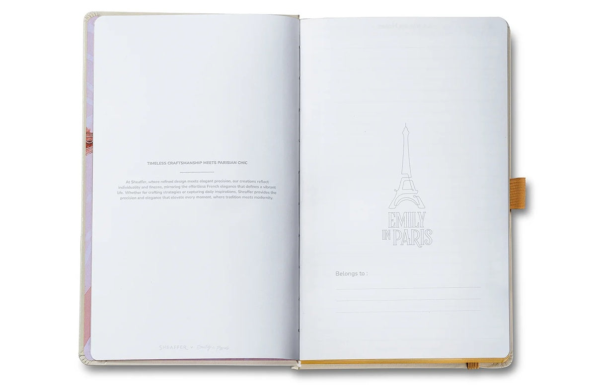 Sheaffer Emily in Paris Journal Notebook Small  – Beige (144 Pages) - Blesket Canada