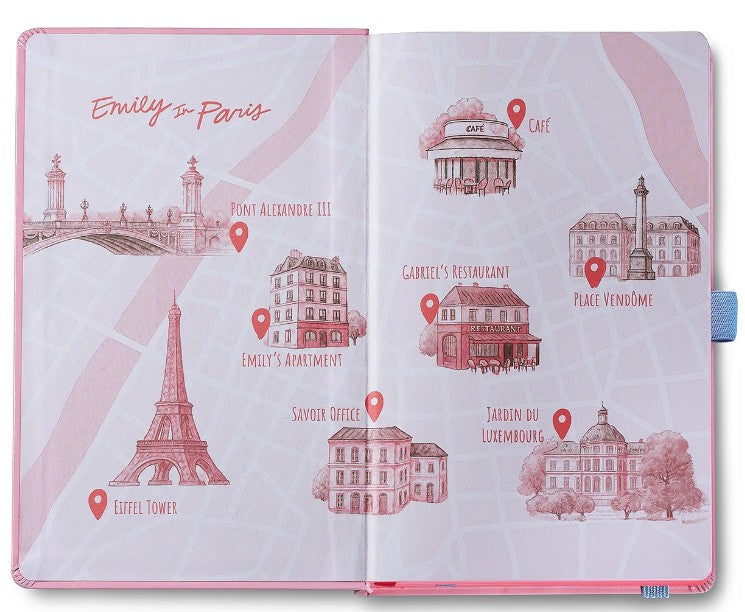 Sheaffer x Emily in Paris Journal Notebook Medium  – Pink, 144 Pages - Blesket Canada